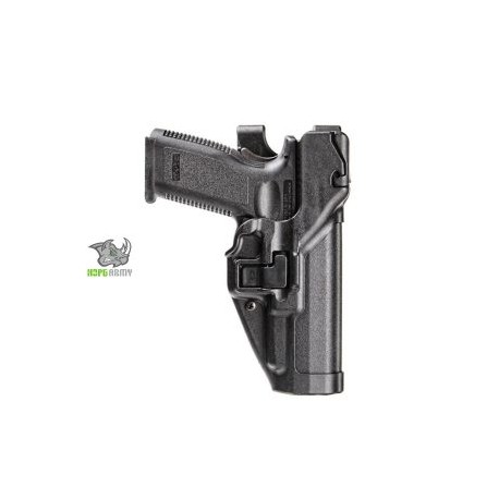 44H104BK-L FUNDA IZQUIERDA SERPA NIVEL 3 MARCA BLACKHAWK PARA BERETTA 92F